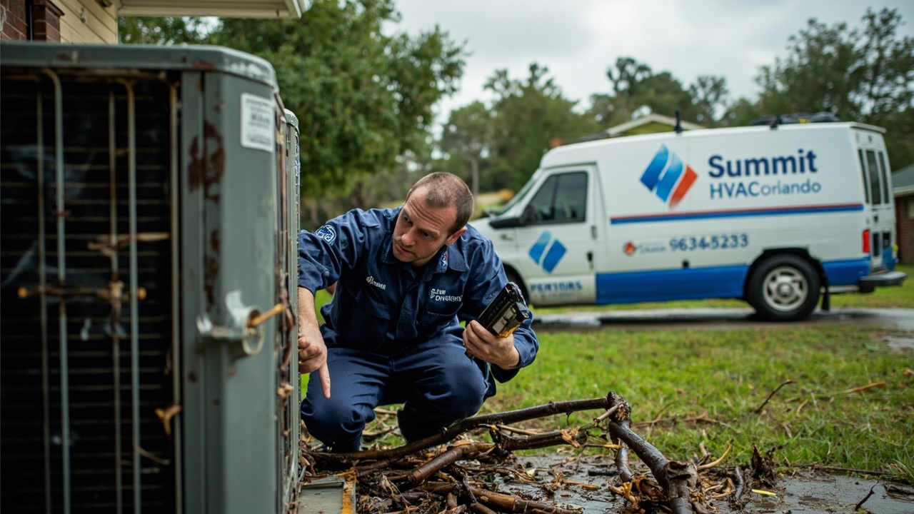 How We Restore Storm Damaged HVAC Systems