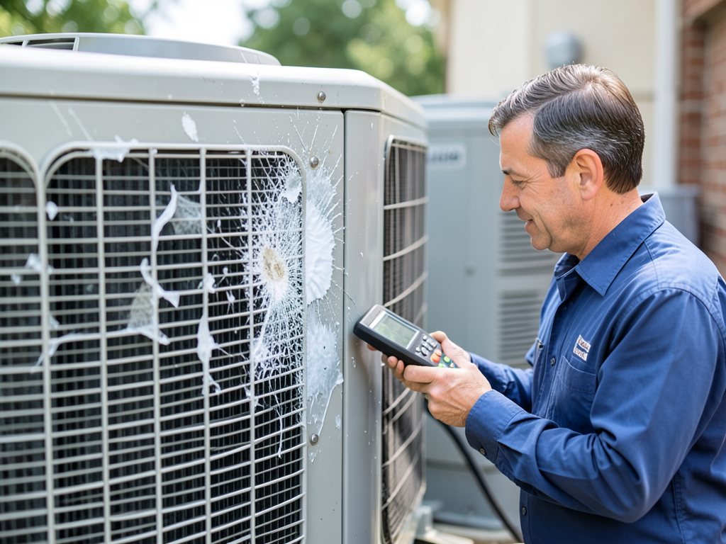 How to file an insurance claim for hvac lightning