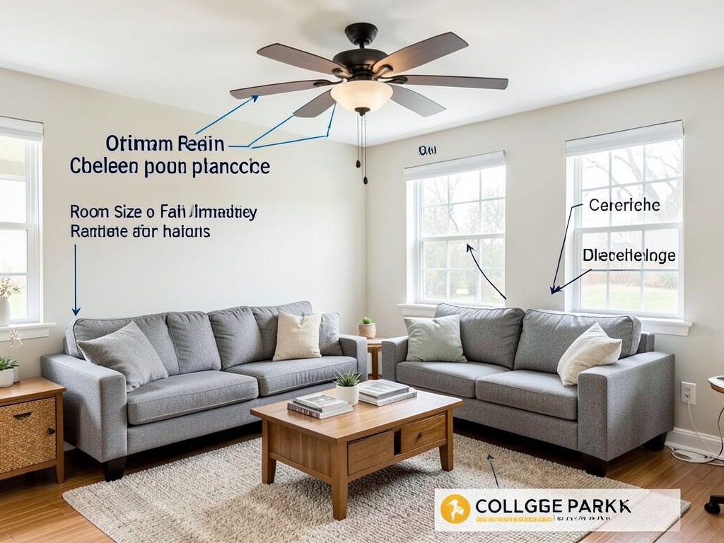 The truth about how ceiling fans actually affect your College Park cooling bills